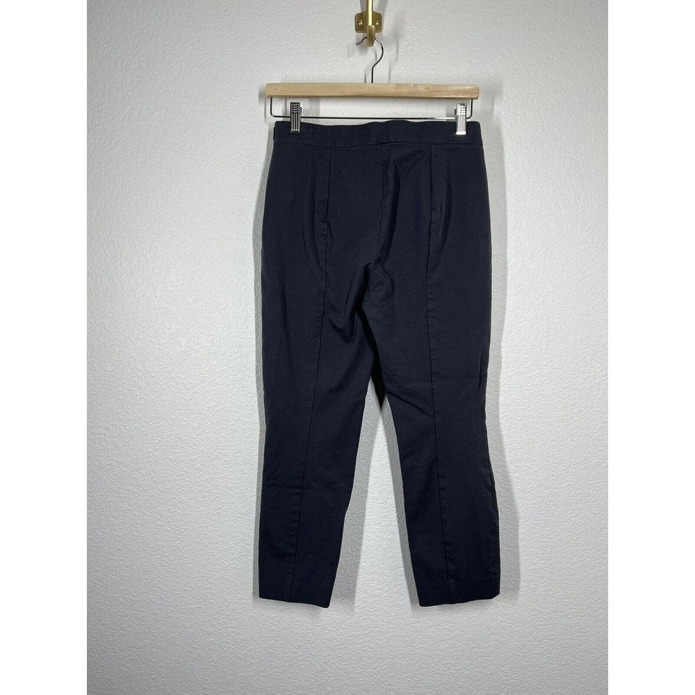 Everlane 6 Side Zip Cropped Pant Stretch Cotton - Picture 4 of 5
